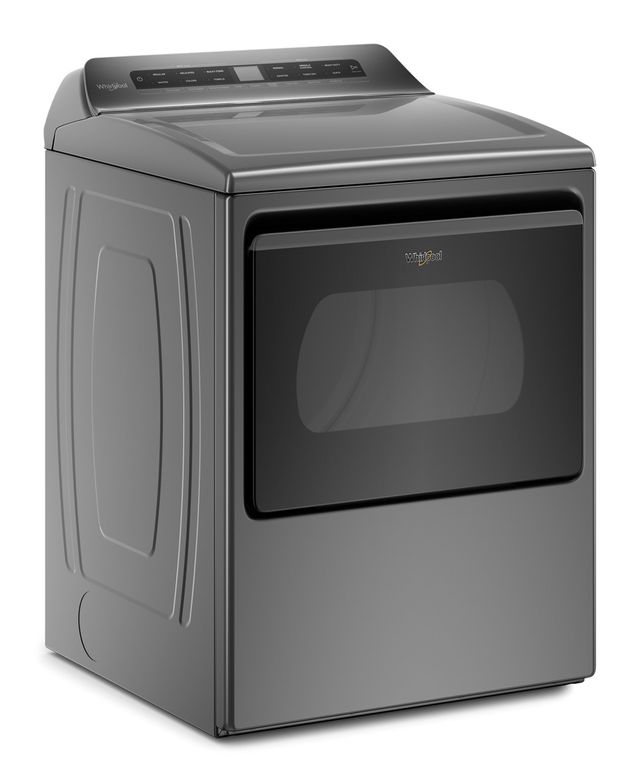 Whirlpool® 7.4 Cu. Ft. Chrome Shadow Top Load Electric Dryer 1