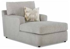 Klaussner® Oliver Campus Platinum/Karden Tranquility Chaise Lounge