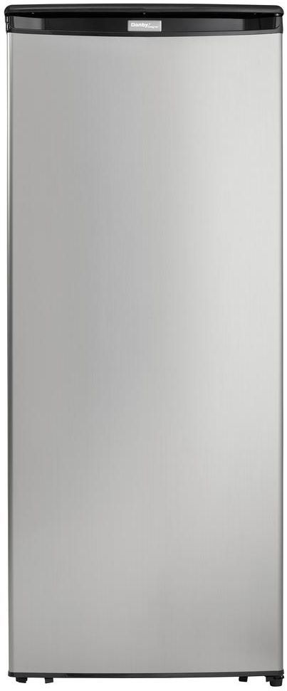 Danby® Designer 8.5 Cu. Ft. Black with Stainless Steel Upright Freezer 7