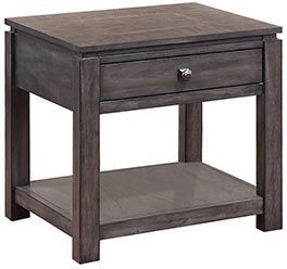 Winners Only® Hartford Warm Grey End Table