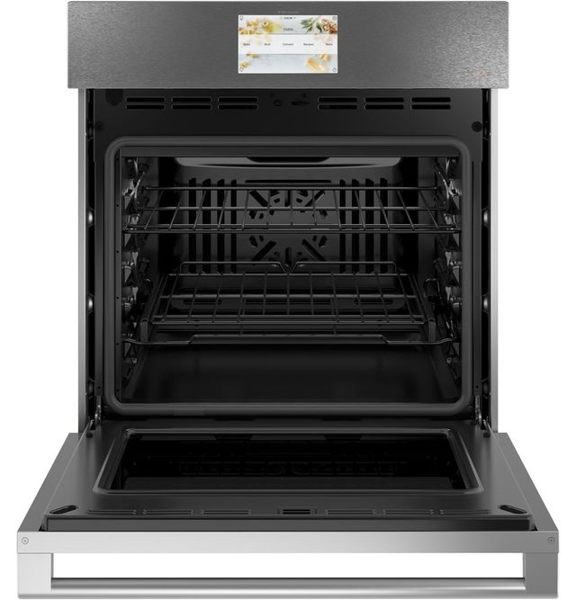 Café™ Minimal Series 27" Platinum Glass Built In Single Electric Convection Wall Oven 1