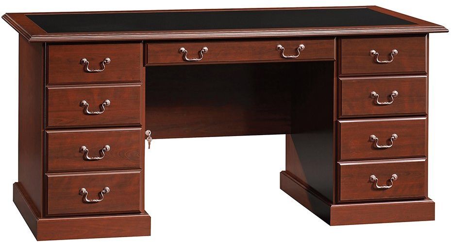 sauder executive desk cherry