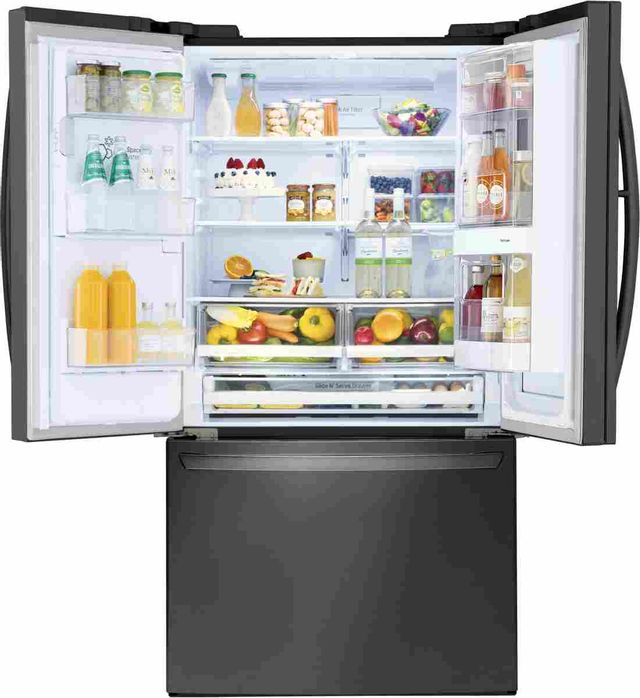 LG 27.50 Cu. Ft. Black Stainless Steel French Door Refrigerator 4