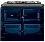 AGA 3-Oven Dual Control Natural Gas Cooker-Dark Blue