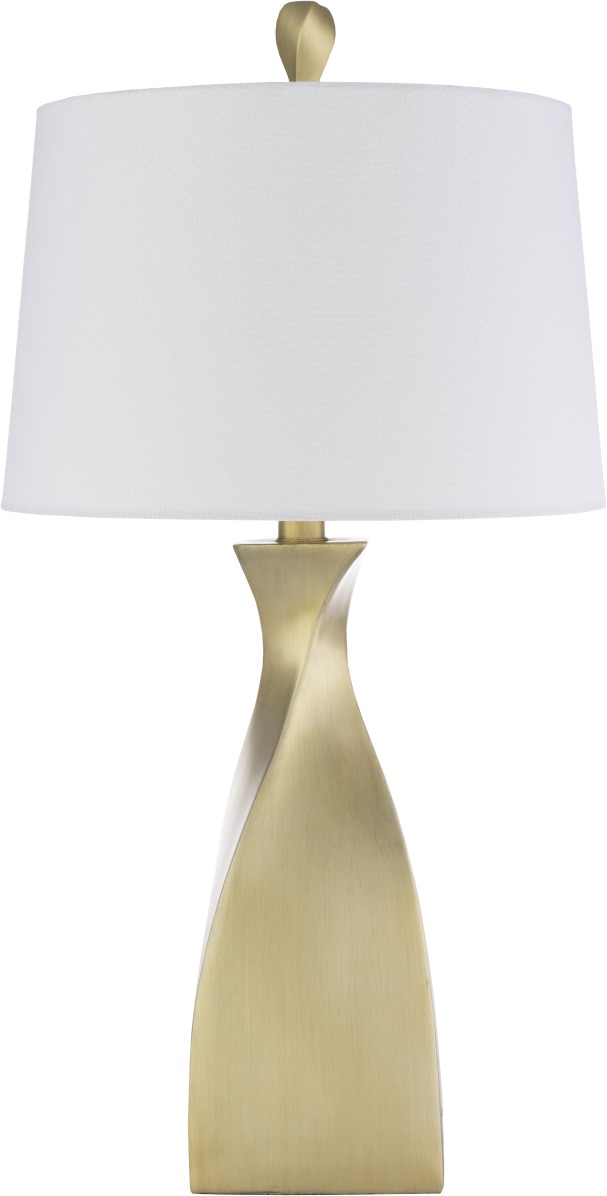 Surya Braelynn Gold/White Lamp