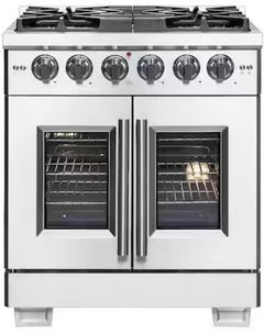 FORNO® Capriasca 30" Stainless Steel Pro Style Gas Range