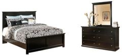 Signature Design by Ashley® Maribel 2-Piece Black King Panel Bed Set