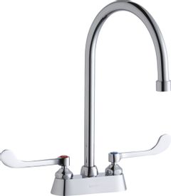 Elkay® Chrome 4" Centerset with Exposed Deck Faucet