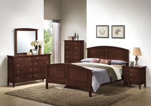 Lifestyle C3136A Whiskey Queen Bedroom Set with FREE Matching NIghtstand
