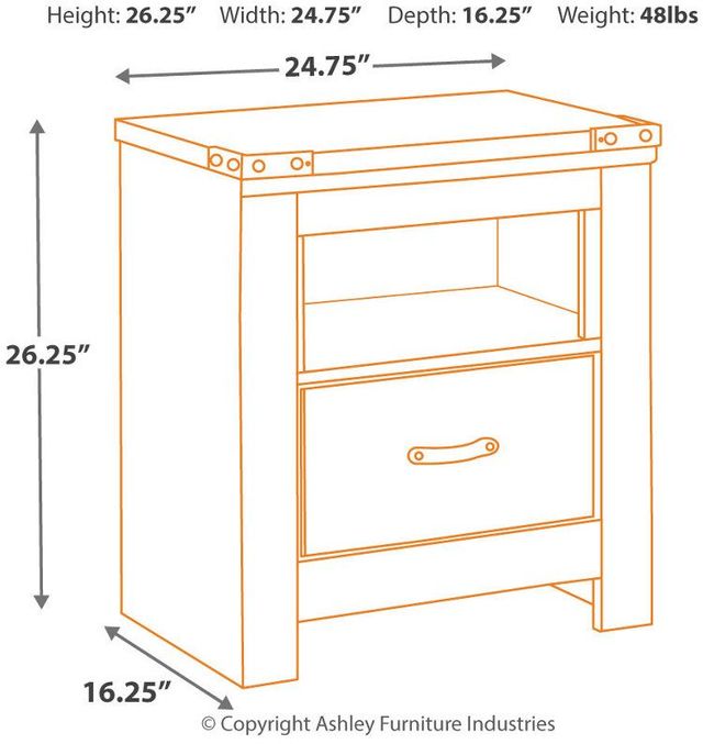 Signature Design by Ashley® One Drawer Night Stand 4