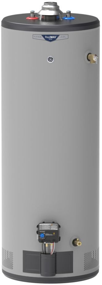 GE RealMAX® Platinum 50 Gallon Tall Liquid Propane Atmospheric Water Heater