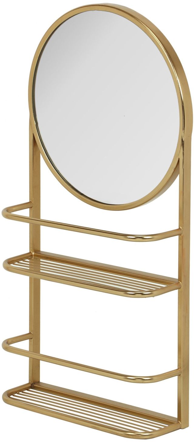 Miroir d'or Galileo, plaqué or, Renwil® 1