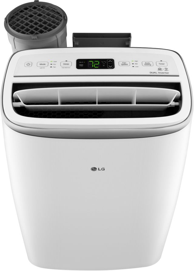 LG 14,000 BTU's White Smart Wi-Fi Portable Air Conditioner 4