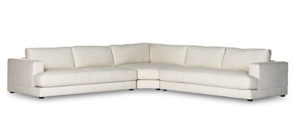 Four Hands Hutton 3-Piece Omari Natural Sectional | Roby's Furniture ...