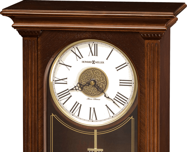 Howard Miller® Stafford Cherry Bordeaux Mantel Clock 1