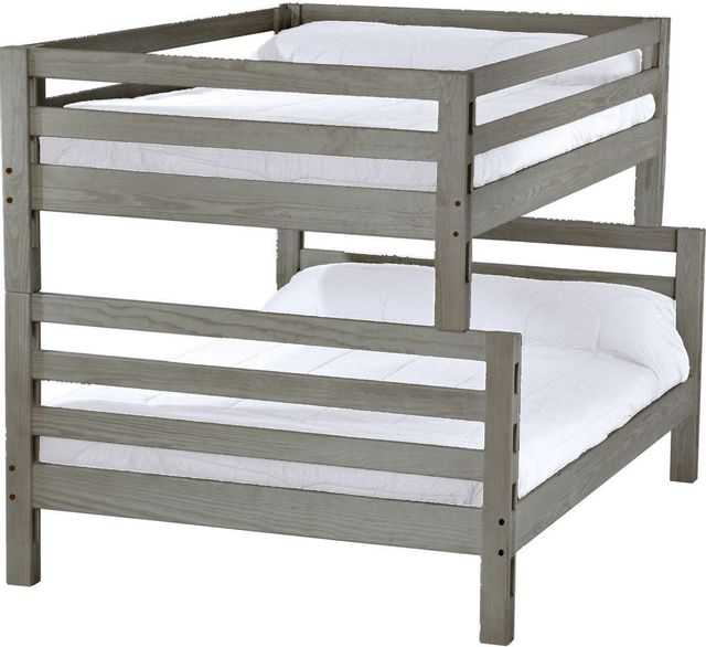 Crate Designs™ Storm Full XL/Queen Ladder End Bunk Bed 0