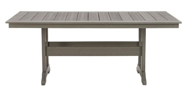 Signature Design by Ashley® Visola Grey Outdoor Dining Table-1