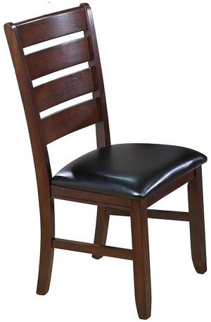 Crown Mark Bardstown Black/Espresso Dining Side Chair