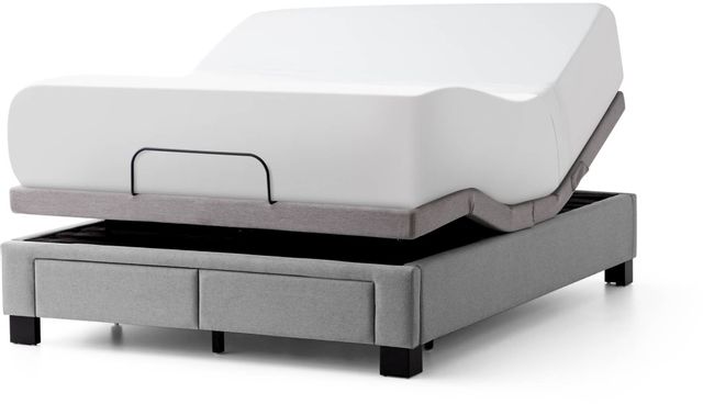 Malouf® Duncan Stone Full Platform Bed Base 1