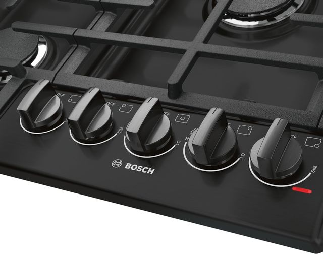 Bosch® 800 Series 36" Black Gas Cooktop-1