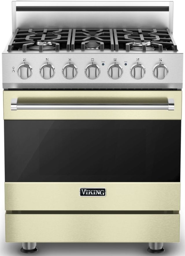 Viking® 3 Series 30" Alluvial Blue Pro Style Dual Fuel Natural Gas Range 12