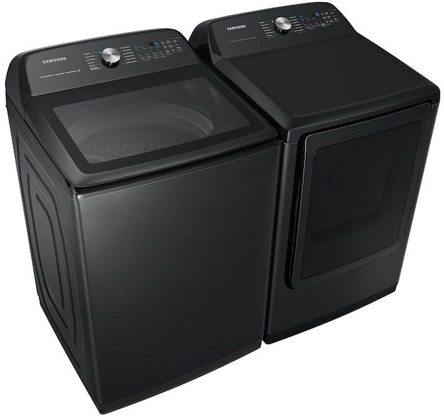 Samsung 7.4 Cu. Ft. Brushed Black Gas Dryer 8
