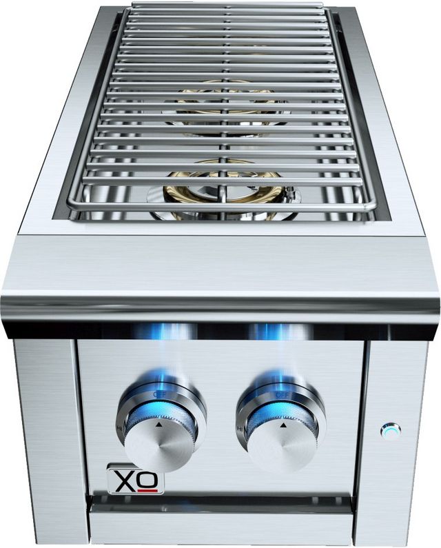 XO 13" Stainless Steel Natural Gas Double Side Burner-0
