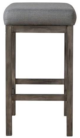 Liberty Hayden Way Gray Wash/Taupe Console Stool-2