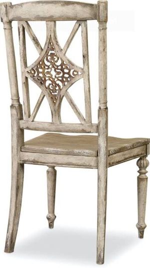 Hooker® Furniture Chatelet 2-Piece Caramel Froth/Paris Vintage Fretback Side Chair Set