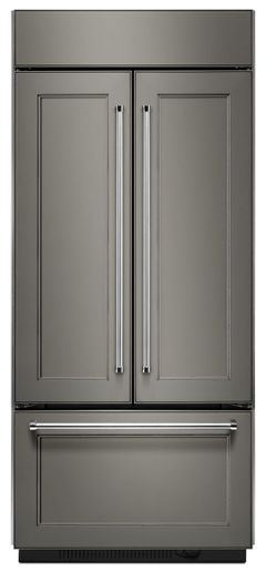 Réfrigérateur à portes françaises de 36 po KitchenAid® de 20,8 pi³ - Prêt pour le panneau