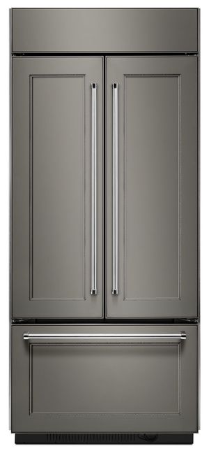 KitchenAid® 20.81 Cu. Ft. Panel Ready Built In French Door Refrigerator