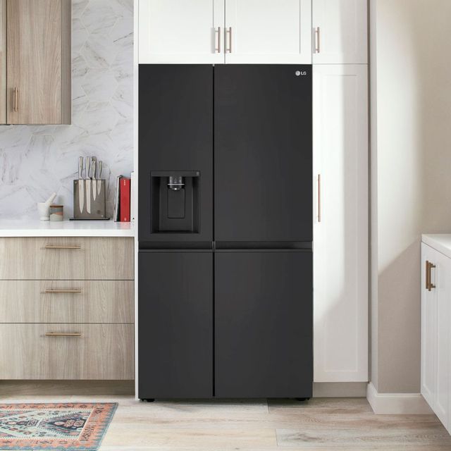 LG 27.2 Cu. Ft. Smooth Black Side-by-Side Refrigerator 12