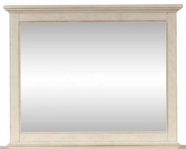 Liberty High Country Antique White Landscape Mirror-0