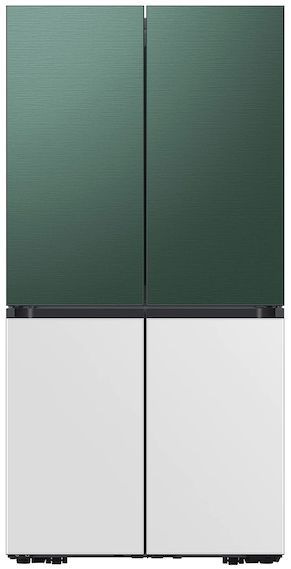 Samsung Bespoke Flex™ 18" White Glass French Door Refrigerator Top Panel 4