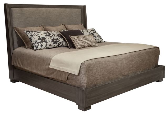 Durham Furniture Modern Simplicity Dusk Queen Upholstered Bed
