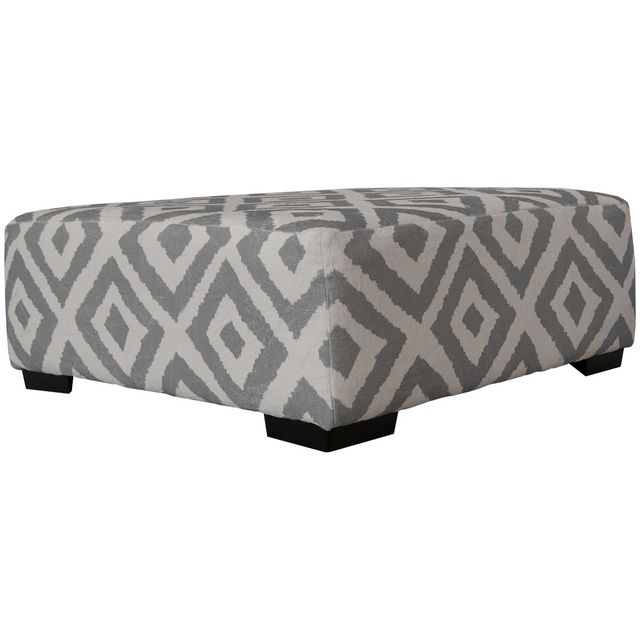Albany Industries Ola Large Scale Silver Cocktail Ottoman-2
