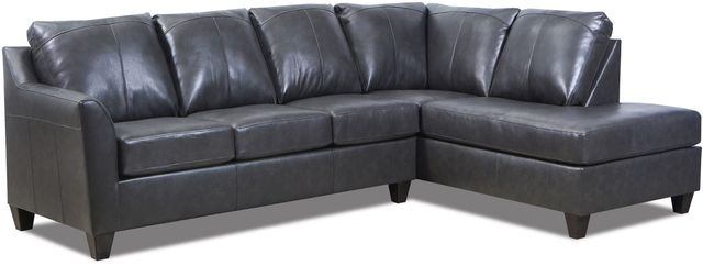 Lane® Home Furnishings Dundee Gray Leather Sectional-0