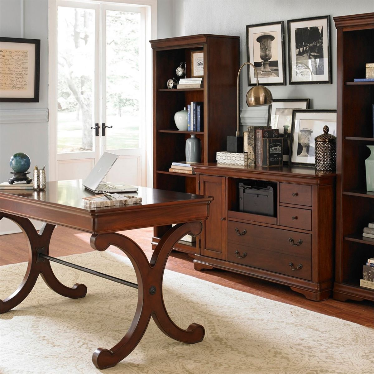 rustic cherry desk