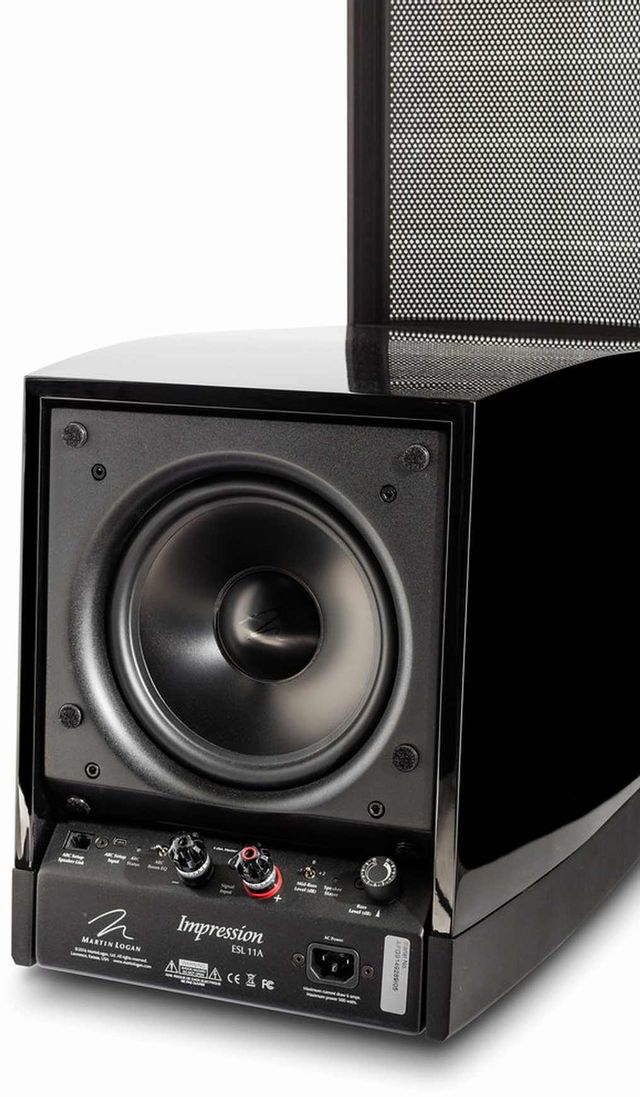 Martin Logan® Impression ESL 11A Basalt Black Floor Standing Speaker 6