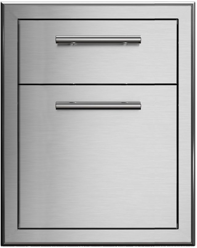 XO 19.25" Stainless Look Outdoor Double Drawer-0