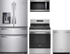 Whirlpool® 4 Piece Kitchen Package-Stainless Steel