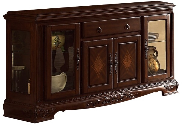 Cherry deals credenza sideboard