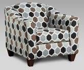 Affordable Furniture Anna Black/Brown/Gray/Silver Chair