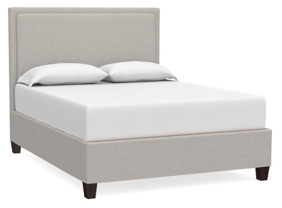 Bassett® Furniture Custom Upholstered Beds Manhattan California King Rectangular Storage Bed