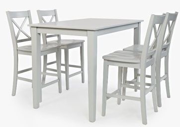 Jofran Inc. Simplicity Dove Counter Height Dining Table 5