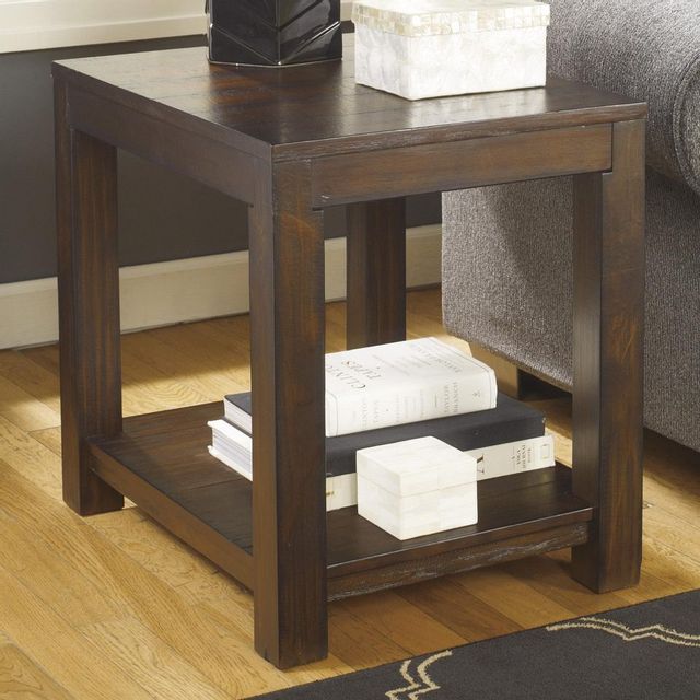 Signature Design by Ashley® Grinlyn Cherry Brown End Table 1
