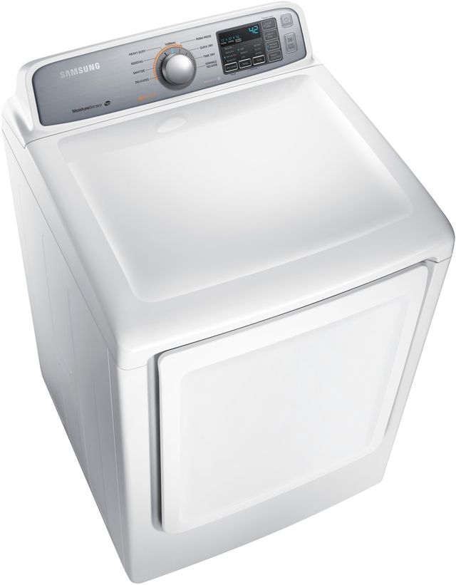 Samsung 7.4 Cu. Ft. White Front Load Gas Dryer 3