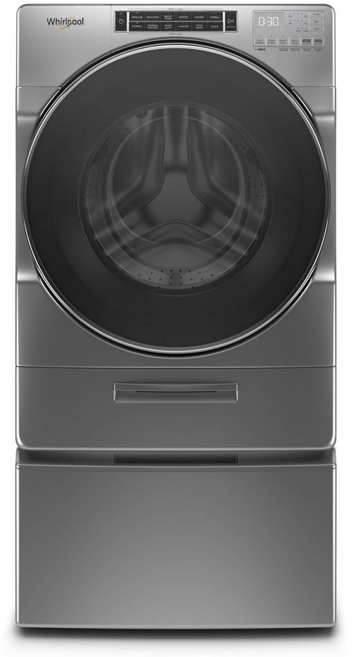 Whirlpool® 4.3 Cu. Ft. Chrome Shadow Front Load Washer 5