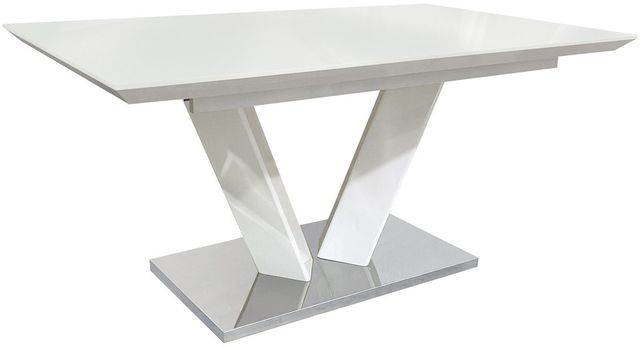 Homelegance® Yannis White High Gloss Dining Table