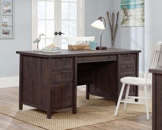 Sauder® Costa Coffee Oak® Executive Desk